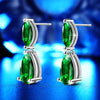 Long Stud Earrings For Women Zircon Earring Earings 925 Sterling Silver Jewelry Earing Brincos Brinco love gift F262