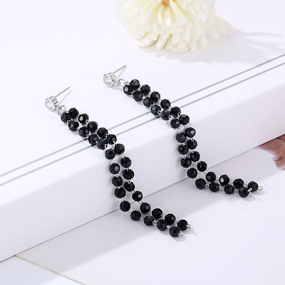 Long Tassel Chain Earrings For Woman Gold Silver Color Earrings 2022 Trend Jewelry Accessories Party Gifts 11.11