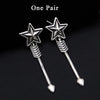 Long Tassel Dangle Earring 925 Sterling Silver Jewelry Star Arrow Drop Earing Christmas gift Fine Jewelry For Women Men 2020 E12