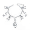 Heart Beetle Charm Bracelets Bangles For Women Gold Color Bracelet Austrian Crystal Chain Pulseras SBR140221