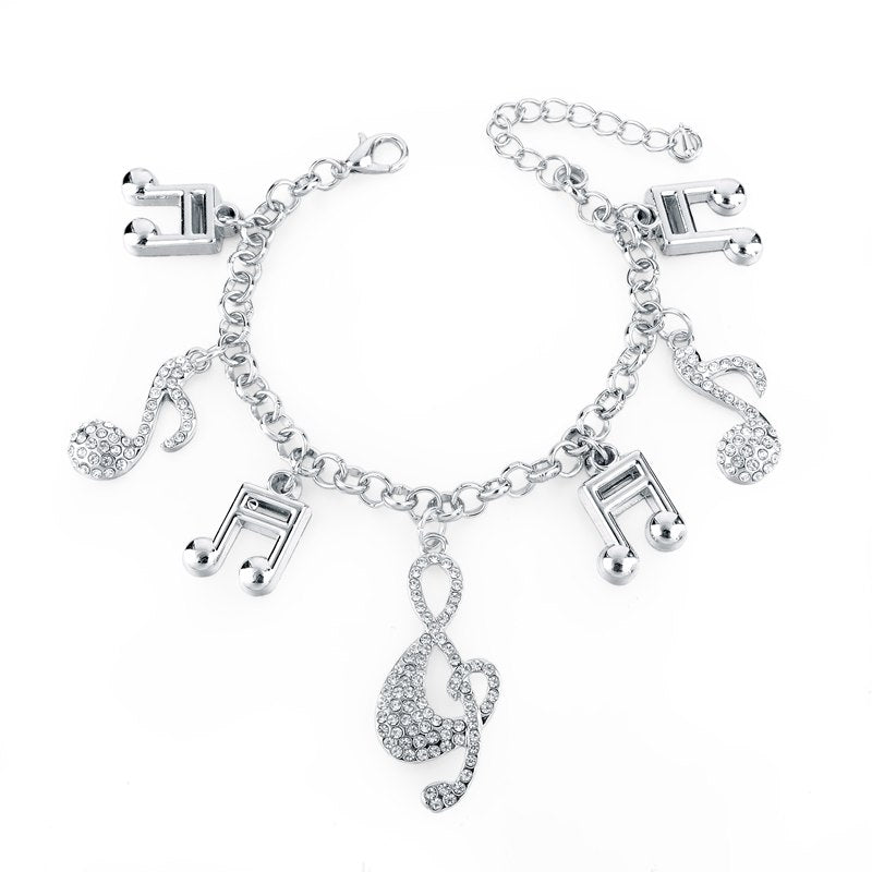 Heart Beetle Charm Bracelets Bangles For Women Gold Color Bracelet Austrian Crystal Chain Pulseras SBR140221