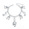 Heart Beetle Charm Bracelets Bangles For Women Gold Color Bracelet Austrian Crystal Chain Pulseras SBR140221