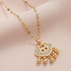 Longevity Lock Bell Protector Stainless Steel Women's Necklace Gold Anti-Fading Clavicle Chain Korean Pular  Jewelry