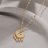 Longevity Lock Bell Protector Stainless Steel Women's Necklace Gold Anti-Fading Clavicle Chain Korean Pular  Jewelry