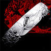 Lotus Buddhist Bracelet Rush Cuff Silver Colour Bangle  Quality Jewelry  Offers Christmas GaaBou