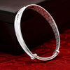 Lotus Carp Lucky 925 Stamp Silver Color Bracelet Bangle For Women  Wedding Cuff Jewelry Girl Christmas Gift