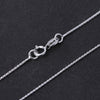 Real 925 Sterling Silver Fine Jewelry High Quality Classic Design Necklace Chain for Women Acessorio Collier
