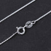 Real 925 Sterling Silver Fine Jewelry High Quality Classic Design Necklace Chain for Women Acessorio Collier