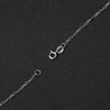 Real 925 Sterling Silver Fine Jewelry High Quality Romantic Love Heart Design Necklace Chain for Women Collier