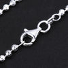 Real 925 Sterling Silver Handmade Fine Jewelry Top Quality Newest Design Necklace Chain for Women Collier Acessorios