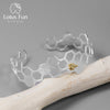 Real 925 Sterling Silver Natural Handmade Fine Jewelry Creative Honeycomb Home Guard Bangle for Women Bijoux