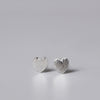 100% 925 sterling silver heart geometric stud earrings silver square plum blossom triangle round earrings for women gift