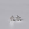 100% 925 sterling silver heart geometric stud earrings silver square plum blossom triangle round earrings for women gift
