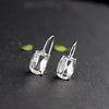 925 sterling silver Amethyst earrigns handmade natural Amethyst citrine crystal drop earrings for women crystal jewelry