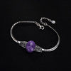 925 sterling silver Charoite bracelets handmade Charoite natural bracelets for women personality charoite jewelry gift