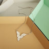 925 sterling silver Combined triangle pendant necklace fashion city geometric charm necklace for women creative jewelry