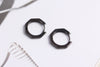 925 sterling silver Octagon geometric earrings Unisex simple exquisite stud earrings for women men jewelry charms gift