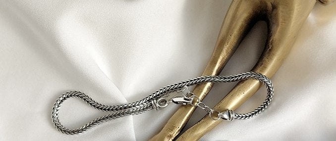 925 sterling silver Phoenix tail bracelets silver lovers' Weaving trendy Hiphop bracelets for women men party jewelry