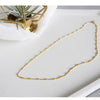 925 sterling silver bead chain necklace gold fashion wild Side chain adjustable necklace for women festival jewelry gift