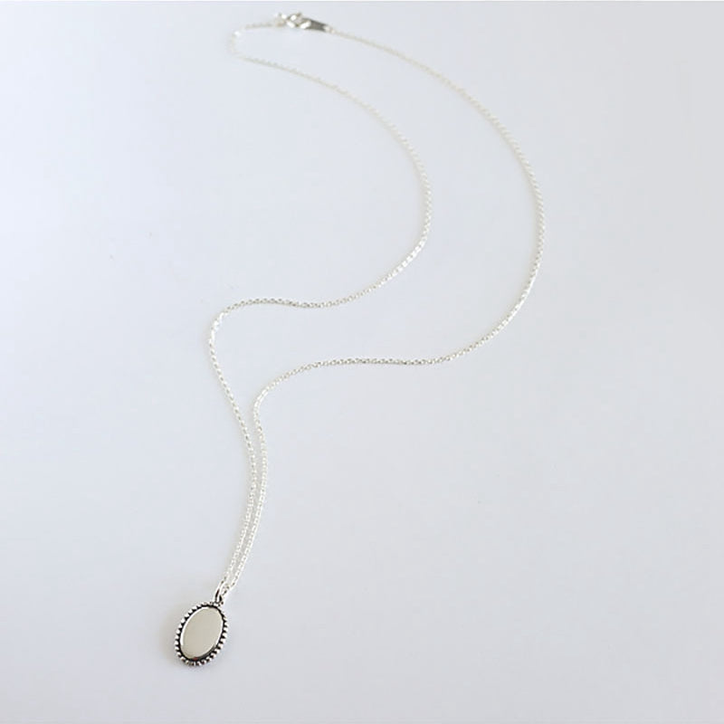 925 sterling silver chic Geometric pendants necklace silver vintage five style exquisite necklace for women jewelry gift