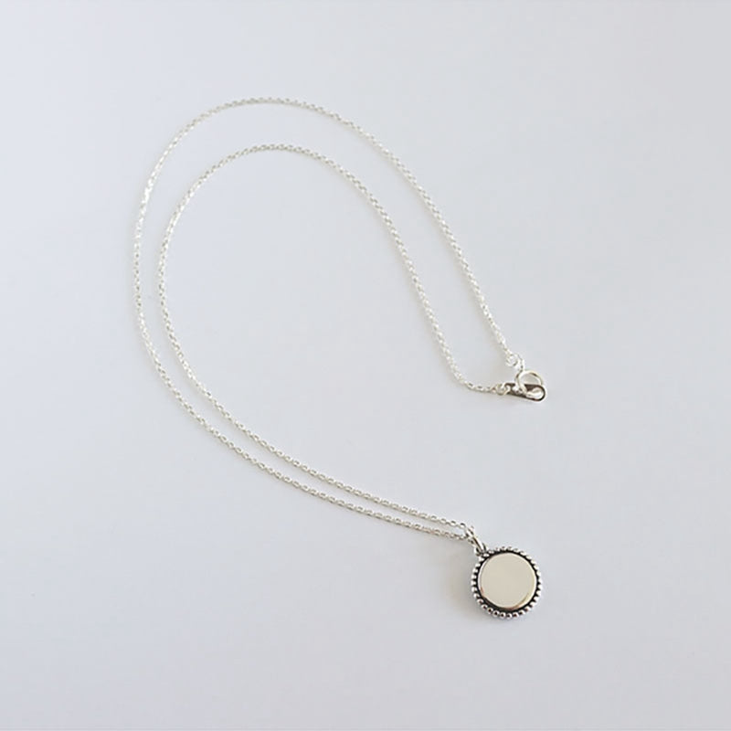 925 sterling silver chic Geometric pendants necklace silver vintage five style exquisite necklace for women jewelry gift