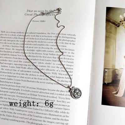 925 sterling silver double baby avatar figure necklace silver baby vintage long chain necklace for women fine jewelry