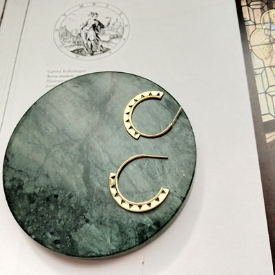 925 sterling silver geometric exaggeration earrings earrings gold fashion city design stud earrigns for women fine gift