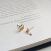 925 sterling silver key lock earrings simple element design key lock stud earrings for women 2020 fashion silver jewelry