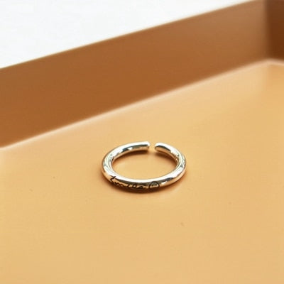 925 sterling silver smile rings simple fashion cute face design wild smile rings for women mood charms jewelry gift 2020