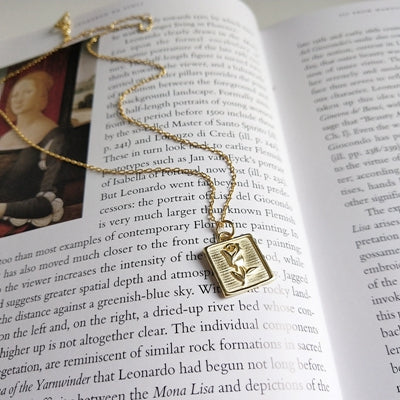 925 sterling silver square rose flower pendant necklace gold fashion geometry choker necklace for women festival jewelry