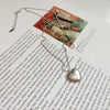 925 sterling silver vintage glossy heart pendant necklace silver round bead chain heart necklace for women jewelry charm