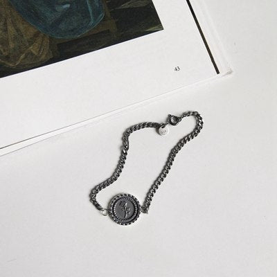 925 sterling silver vintage rose flower bracelets flatten chain adjustable bracelets for women festival jewelry gift