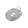 sterling 925 silver box chain necklace silver 0.8mm 40cm 45cm length box necklace for women silver 925 charms jewelry