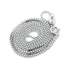 sterling 925 silver box chain necklace silver 1mm 40cm 45cm length fashion necklace for women 925 silver charm jewelry