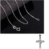 Love Cross Women Necklace Pendant Heart 925 Sterling Silver Fit For Ladies skyrim Fashion style fine Jewelry Pingente