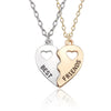 Love Heart Best Friends Jewelry BFF Necklace Best Friends Forever Pendant Puzzle Pizza Rainbow BFF Necklaces&Pendants For Women