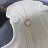Love Necklaces For Women Stainless Steel Heart Shape Grey Or White Shell Pendants Necklace  Trendy Party 2021 Jewellery