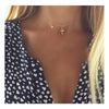 Lovely Necklace For Women Choker Cross Necklace Crystal Girl Friend Collares Gold Color Jewelry