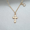 Lovely Necklace For Women Choker Cross Necklace Crystal Girl Friend Collares Gold Color Jewelry