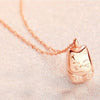 Lovely Totoro Cat Necklace Stainless Steel Rose Gold Necklaces & Pendants Charm Jewelry Gifts Female Clavicle Short Chain L1425