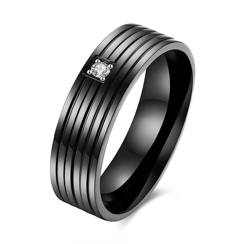 Lover Ring set of man style (1pc ring) KJ-TGR160-D, black gun color, fashion, Woman style KJ-TGR159-D,suggest order by set