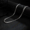 Lovers Titanium Steel Chain Necklace Suitable for Women and Men Long Hip Hop Necklace Collar Jewelry Gift Accessories