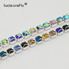 Lucia Crafts 1y AB  Rhinestone  Chain  Crystal DIY Bag Clothing  Jewelry Accessories G0717