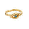 Lucky Blue Evil Eye Rings For Women Stainless Steel Adjustable Open Gold Color Ring 2023 Trend Couple Aesthetic Jewelry anillos