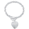 Lucky Crystal Heart Bracelets For Women Charm Bangles Chains Fine Jewelry Party Gift jewellery Christmas