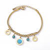 Lucky Evil Eye Bracelet for Women Men Stainless Steel Cuban Chains Bracelets Couple Wedding Jewelry Christmas Gift pulseras