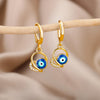 Lucky Evil Eye Earrings for Women Stainless Steel Gold Color Turkish Drop Earrings 2023 Trend Couple Wedding Jewelry pendientes