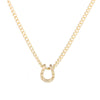Lucky Horseshoe Alloy Gold-color Shorts Chains Clavicle Necklaces & Pendants New Fashion Jewelry For Women