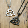 Lucky Triquetra Men's Trinity  Multicolor Pendant Necklace