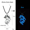 Luminous Glowing Arrow Pendant Necklace Knight Spear Necklace Glow In The Dark Pike Necklace for Women Men Halloween Gift